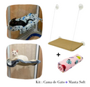 Suporte para Gato de Janela com Ventosas - Vista e Conforto para o Seu Gato!