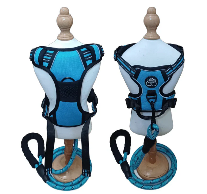 Peitoral Reforçado com Guia para Cachorros